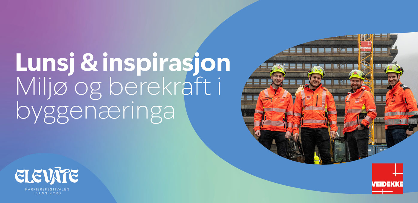 Lunsj & inspirasjon. Miljø og berekraft i byggenæringa